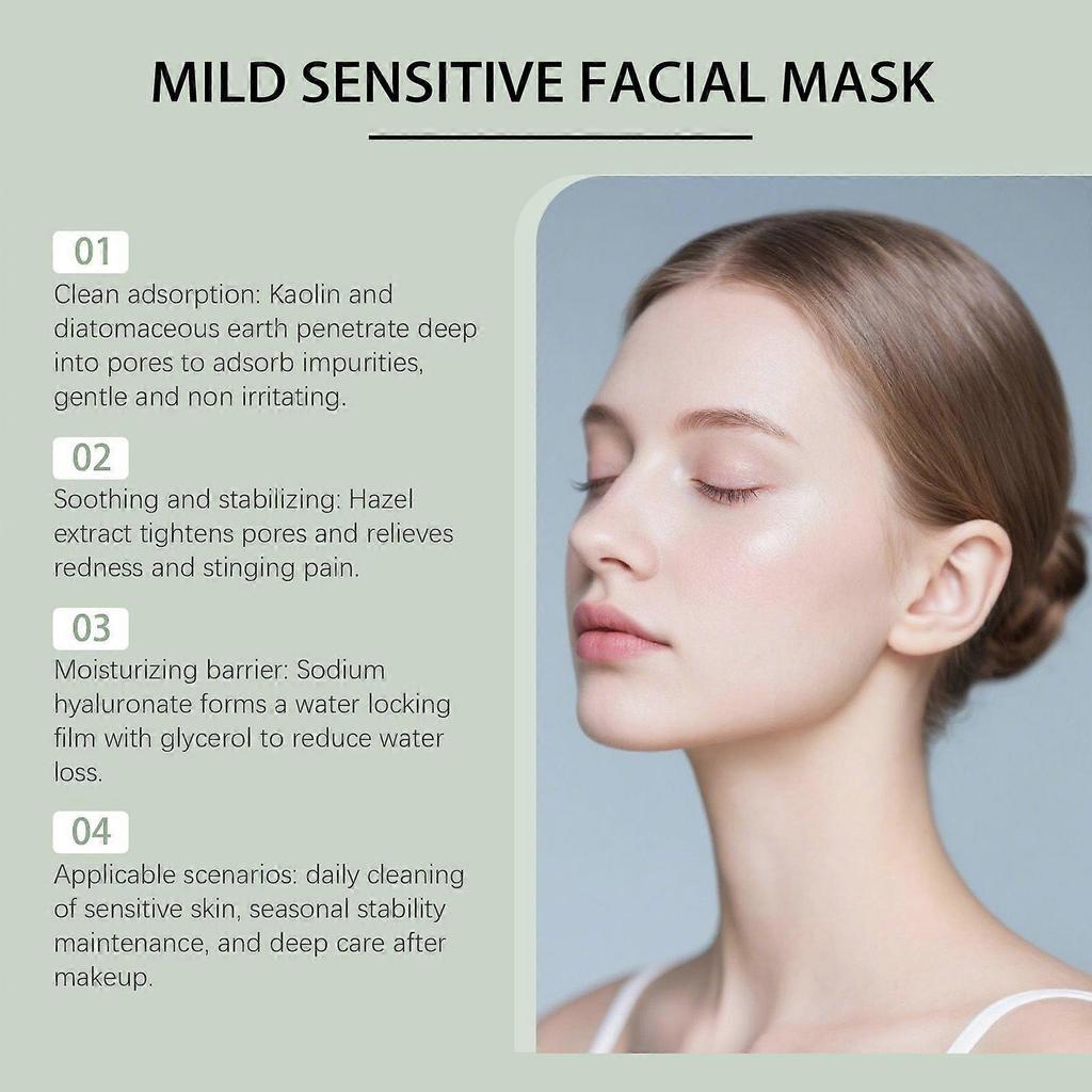 Zyvarn Moisturizing Facial Mask Gentlely Cleanses The Facial Skin, Making It Smooth, Delicate And Refreshing. A Daily Hydrating Mask.