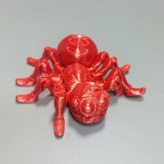 Spider Model 3D Printed Action Toy Realistic Looking Vibrant Color Insect Spider Fidget