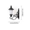1:87 Miniature Led Lamppost Wall Light Model Diy Micro Landscape Architectural