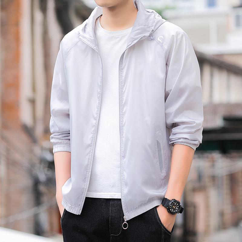 Men's Quick-Dry Sunscreen Jacket - Lightweight, Thin Summer Skin Protection Shirt