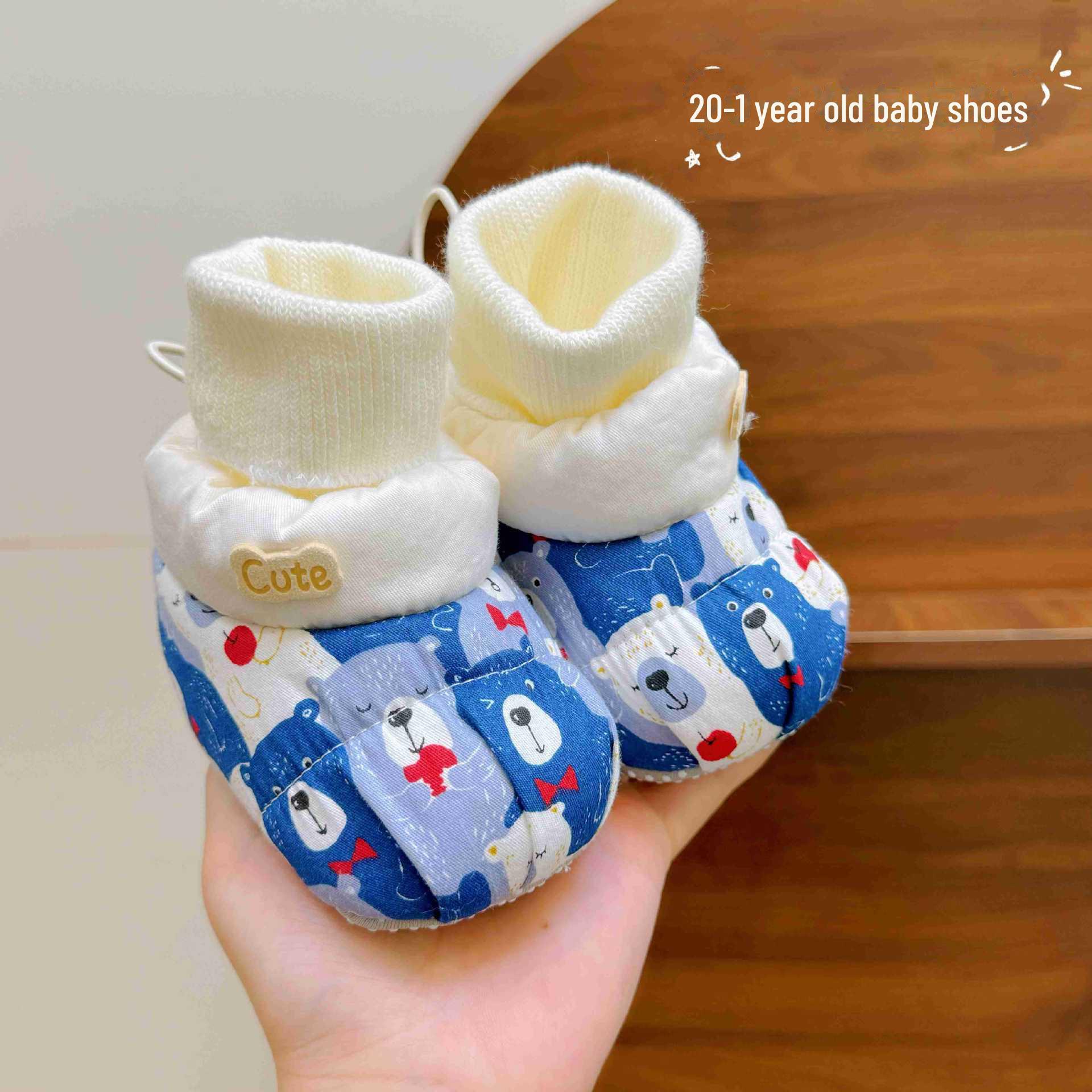 

Мягкая зимняя детская обувь (0-12 месяцев) для мальчиков и девочек Inner length 12cm