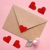 100-500pcs Red Heart Sticker for Valentine's Day Paper Packaging Sticker Valentine's Love Decorative Stickers 1inch Gift Decor
