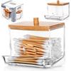 Cotton bud container 9x7.3x9 cm