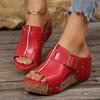 Fashion New Plus Size Women Sandals Peep Toe Platform Wedge Sandals New Fashion Dress High Heel Shoes for Women Outdoor Causal Shoes