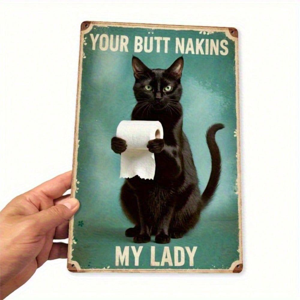Vintage Metal Tin Sign Garden Humor Plaque Yard Art Decoration 20x30cm