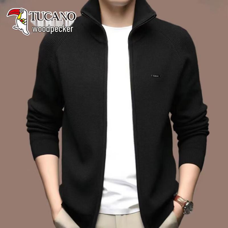 

TUCANO Men s Solid Knit Cardigan Jacket 175/XL