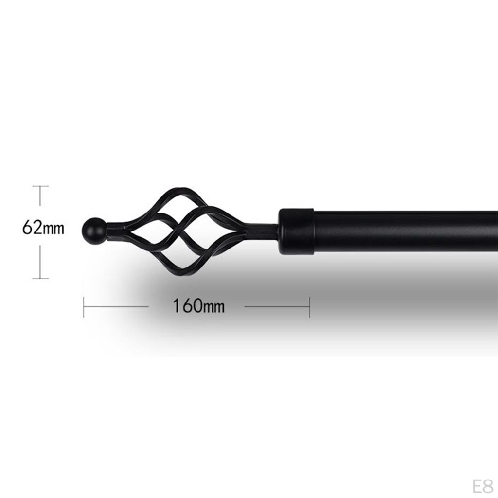 1 Piece Decorative Curtain Rod Finials Window Blind Pole End For 28mm