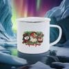 Merry Christmas Mug Festival Gift Coffee Mugs Santa Pattern Breakfast Cup Red Green Series Cola Milk Cups for Home Party BBQ Bar