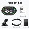Car Hd-Up Display, GPS meter With MPH/   , Overspeed Alarm, Auto Brightness Adjustment, Plug and Play for All Vehicles