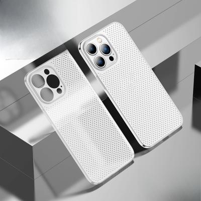 Breathable and Heat-dissipating, Suitable for Summer. Apple 14promax Phone Case, Ultra-thin Iphone14, Full Cover with Fine Holes, 13 Anti-drop