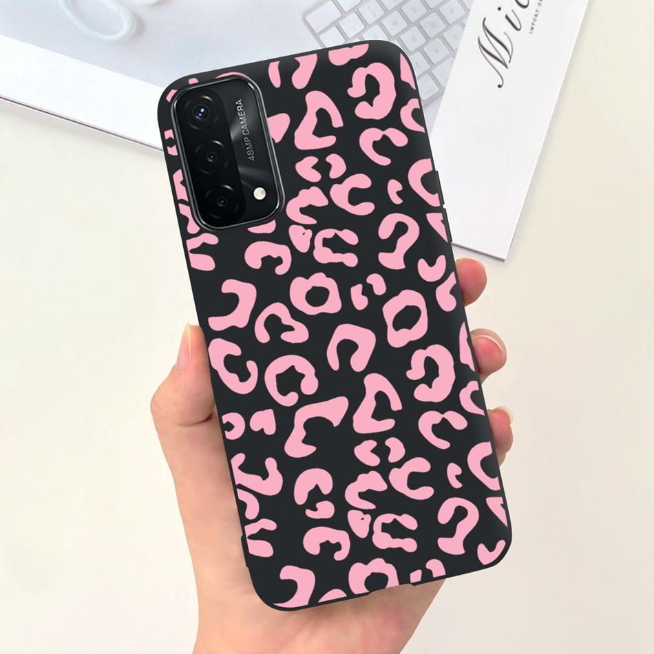 Für OPPO A93 5G Hülle Oppo A74 5G CPH2197 CPH2263 Modisches Mond Design Weiches Silikon Schutzhülle Handyhüllen