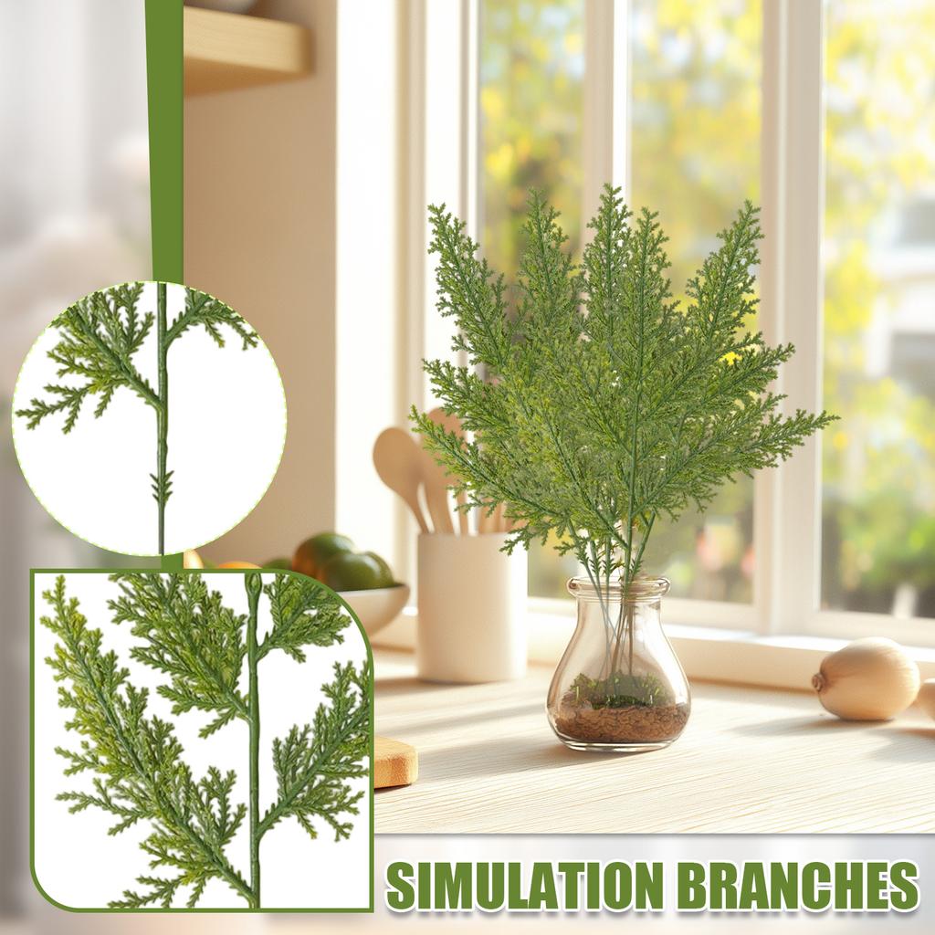 Simulation Branches PE Branches Christmas Tree Branches Christmas Decorations Upside Down Tree Potted Ornaments