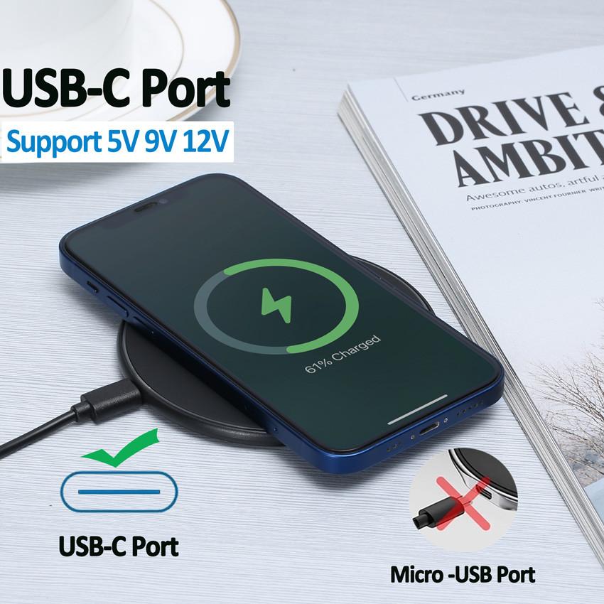 New 100W Qi Wireless Charger for iPhone 15 14 13 X XR XS Max 8 for Samsung S10 S20 Note10 20 Xiaomi  Phone