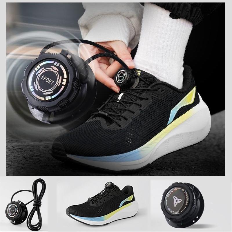 Lacci per Scarpe con Fibbia Girevole in Corda Spessa, Lacci Automatici Aggiornati Senza Lacci, Accessori Pratici per Scarpe da Ginnastica per Adulti e Bambini