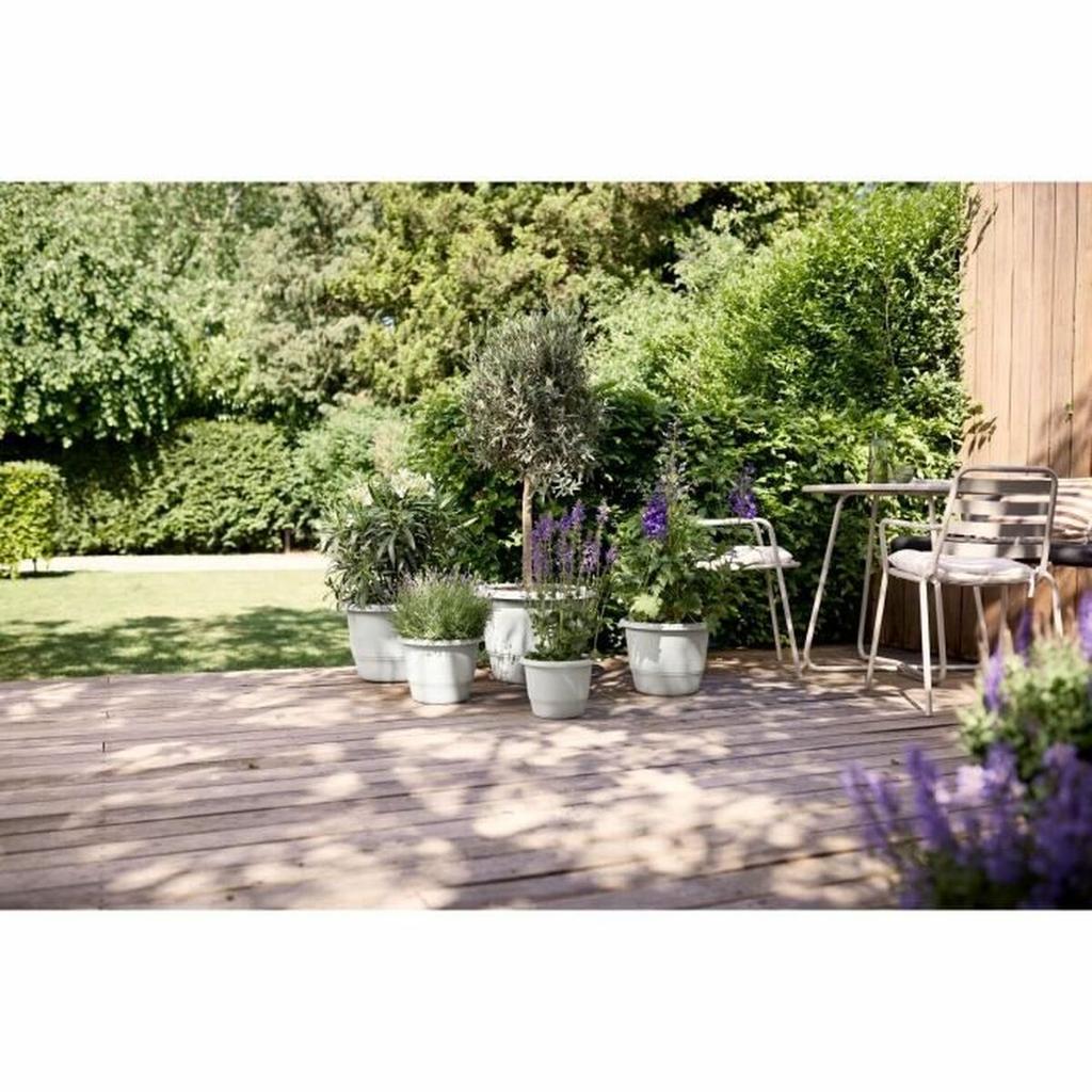 Plant Pot Elho Amiga Round 47 White 47 X 35 Cm