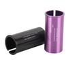Seat Post Adapter Shim Aluminium Alloy CNC Machined Textured Finish Cycle Seat Tube Conversion Sleeve Shim 25.4 28.6mm