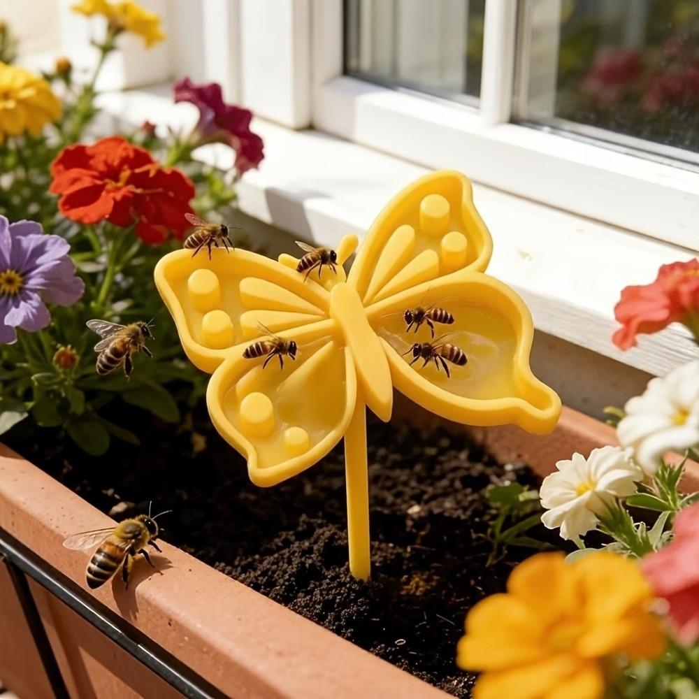 Garden Decoration Bee Butterfly Water Dispenser Plastic Bee Watering Station Party Festivity