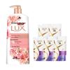 Pink Cherry Blossom Nourishing Body Wash & Shampoo Set