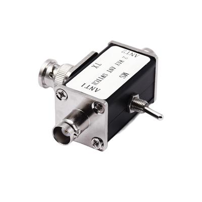 2Way CB/HAM Antenna Coax Switches SO239/BNC Connector 100W 0-50MHz Manual Coaxial Antenna Switches 1 Input 2 Outputs Instrument