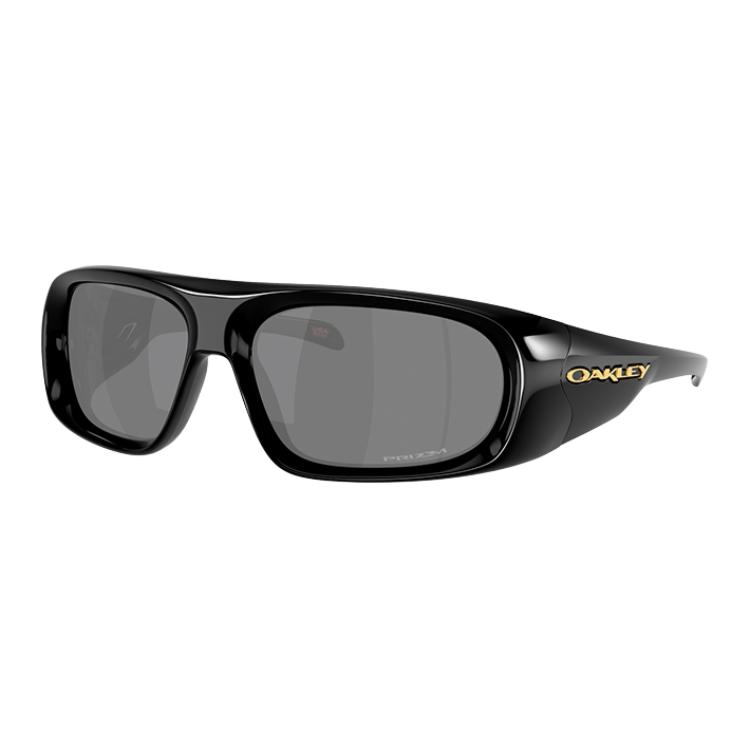 

Oakley Stylish & Versatile Injection Molded Irregular Sunglasses Unisex Couple Black 61 чёрный
