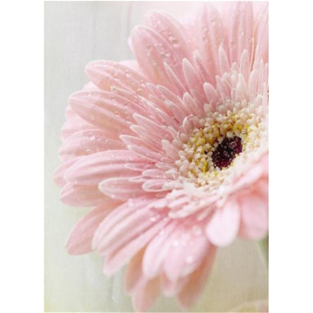 DIY Diamantové malování Krásné květiny Křížkový steh Sada Mozaikové umění Diamantové malování Plný kruh Diamant Domácí dekorace