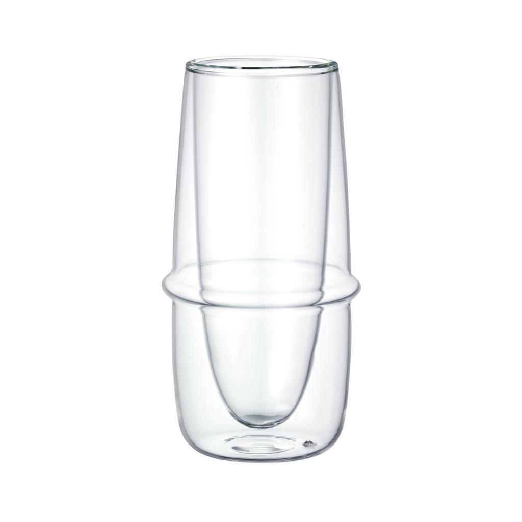 [Set of 2] KINTO Double-Wall KRONOS Champagne Glasses, Temperature-Maintaining, Condensation-Resistant, Up to 160ml