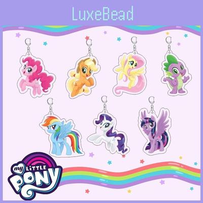 Roztomilá akrylová klíčenka s oboustranným potiskem Little Pony klipová dekorace