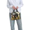 A Majestic Elephant With Her Baby Elephant Insulated Lunch Bag for Women Kids Leakproof Food Boxes Thermal Lunch Box Tote