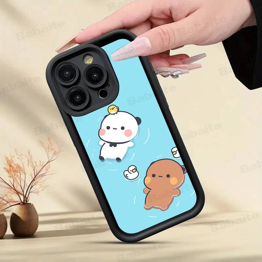 Cute Cartoon Bubu Dudu For iPhone 17 16 15 14 13 12 11 Pro Max Plus Phone Case Covers