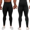 GYMSHARK Herrars Snabbtorkande Kompressionsleggings med Klassiskt Hajtryck för Fitness, Sport och Yoga