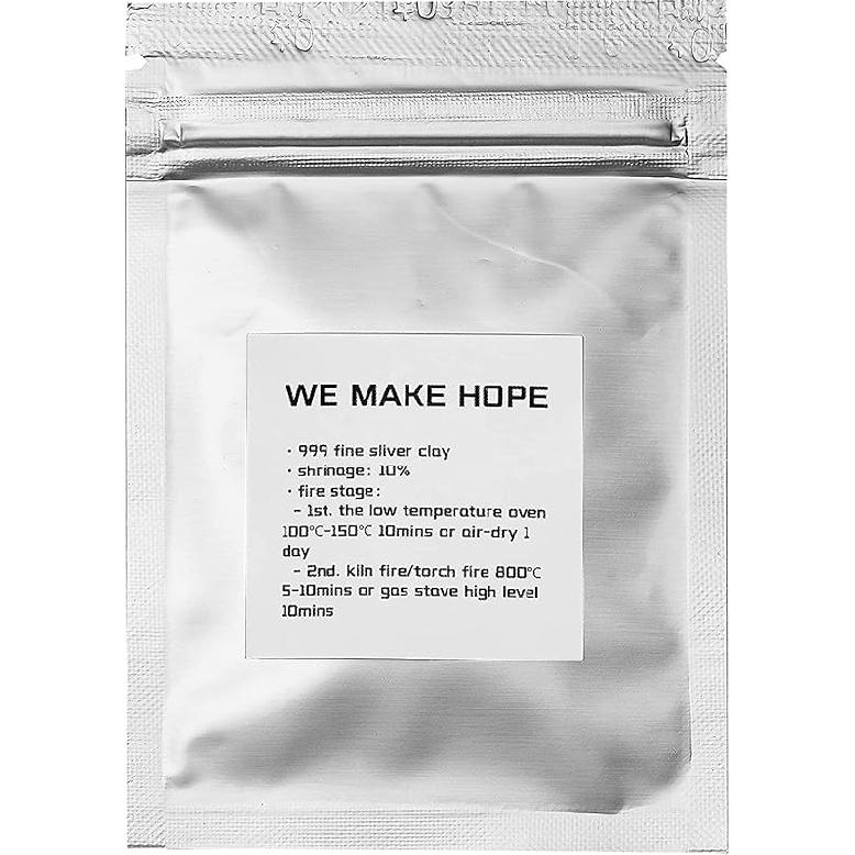 Серебряная глина 20 г - 999 пробы Серебряная глина Ювелирное изделие Ручная работа Материал Создайте свое собственное ювелирное изделие Кулон Ожерелье Браслет Кольцо 20g