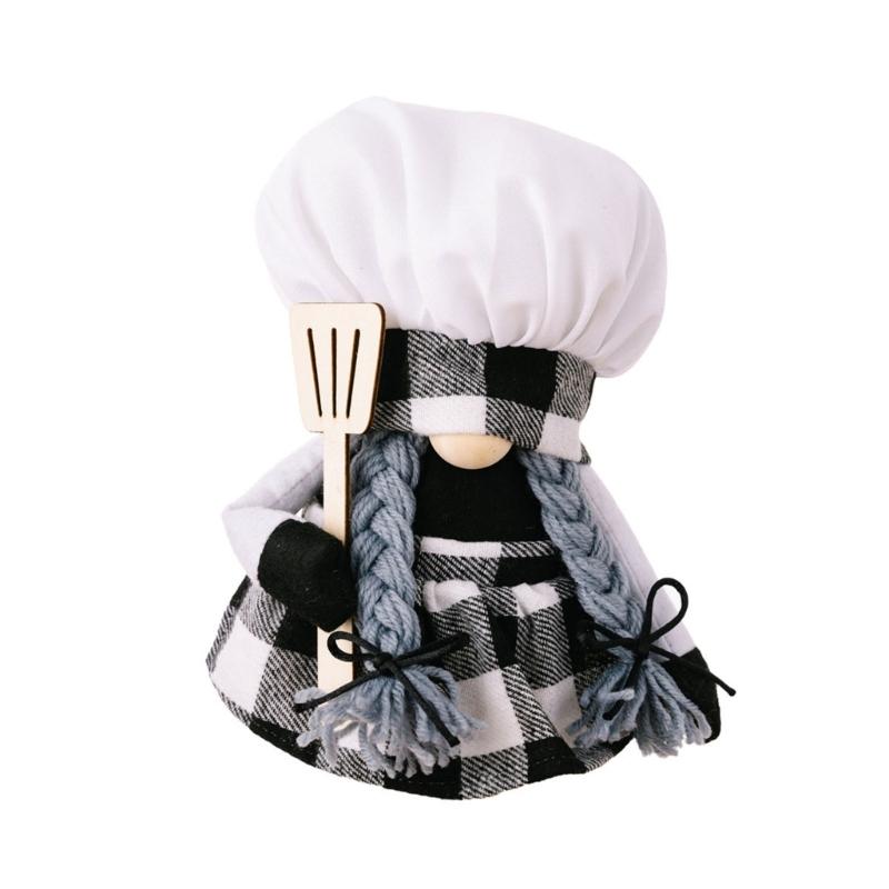 

Шеф-повара Гномы плюшевые рождественские кухонные гномы фермерские плюшевые томты гномы рождественские многоярусные подносы украшения праздничный подарок