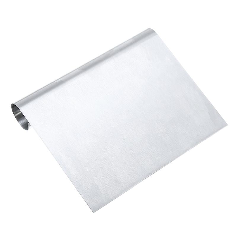 Stainless Steel Pastry Bench Scraper Dough Cutter Pizza Cake Cookies Divider