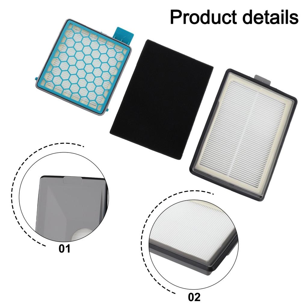 Ersatz-Kohlefilter für Miele Vacuum Boost CX1, Teilenummer 11639240