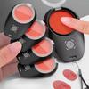 Clear Stamping Thumbprint Ink Pad Anti-Fake Red Stamp Pad Mini Finger Signature Inkpad  Contract