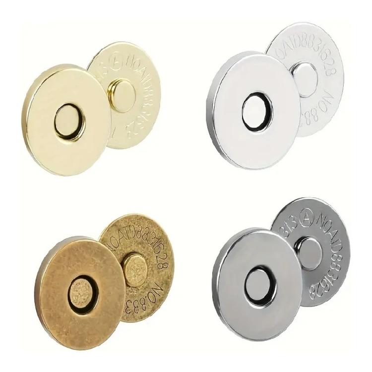 40Pcs Magnetic Purses Snap Clasps Button Magnetic Purse Closure Fasteners Magnetic Button Replacement Kit for Clothes