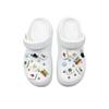Crocs Crush Clog Tianhu Mahjong Pure Suits EVA Jinling Trend Creative Accessories Pendant Fashionable and Versatile Clogs Unisex White