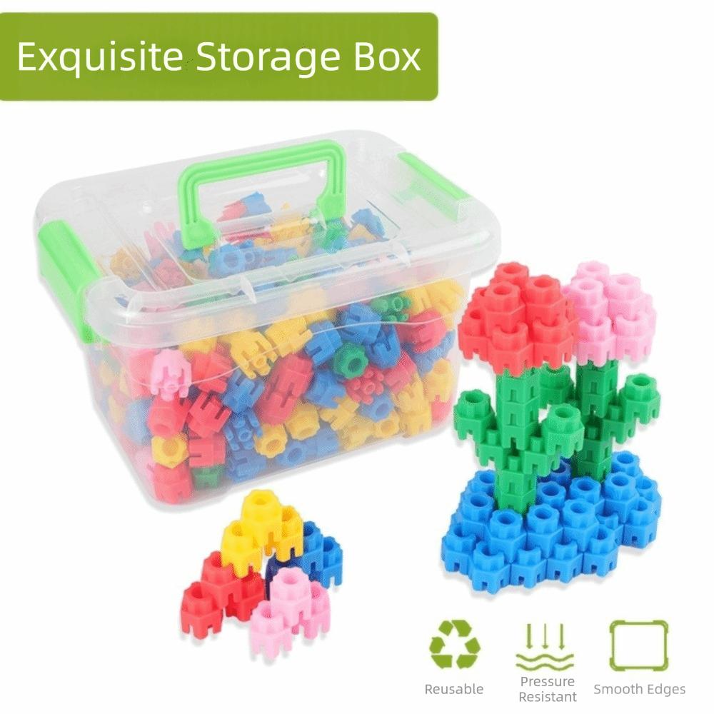 Plastic Building Block Toys Large Particle Educational Puzzle Toys Learning