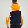 adidas Color Block Full Zip Hooded Jacket Navy Orange White Men's HE7471