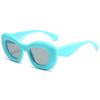 1pc Oversized Cute Heart-Shaped Inflated Sunglasses for Women Trendy Chunky Sun Glasses Retro Thick Frame Funny Shades