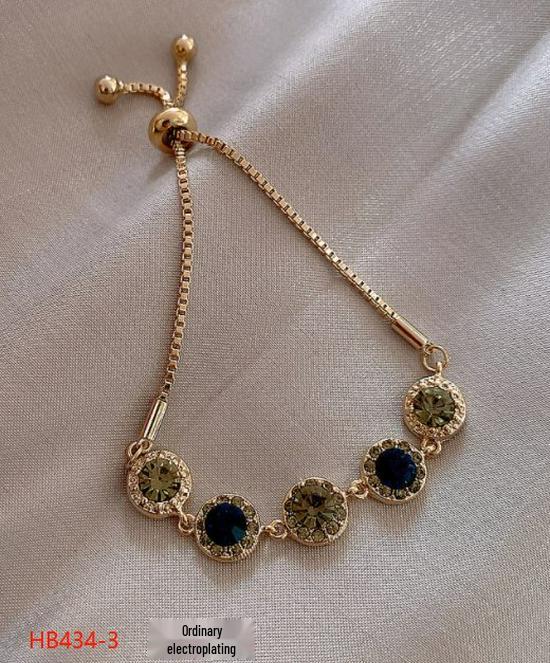 Elegante Geometrische Zirkonia Armband voor Damesmode - Veelzijdig, Trendy Bangle Sieraden