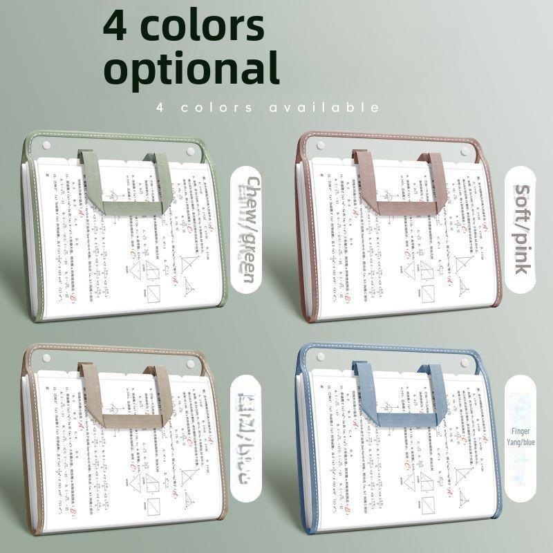 Large Capacity Multi-Layer Transparent A4 Accordion Folder for Documents and Books