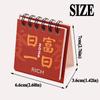 Thick Paper Mini Desk Calendar 18-Month Monthly Planner Agenda Table Planner  Home