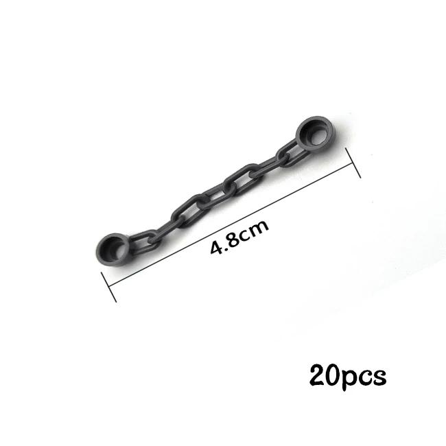 10Pcs/set Chain Bricks Military Building Block City military Scene Accessory MOC DIY Parts 30104 92338 chain Toys For Children