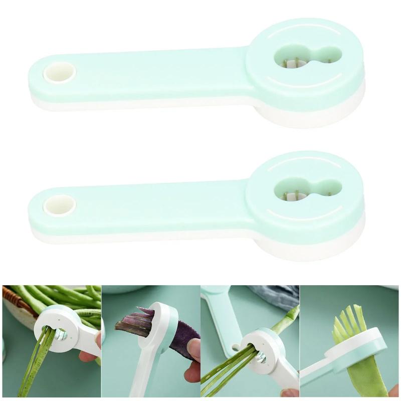Manual Green Bean Slicer Multi-functional Vegetable Cutter Household Kitchen Cooking Accessories Tool Creative Green Bean Tools