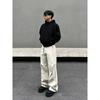 Blaexit Marble-Patterned Design Paratrooper Cargo Pants for Men, Slightly Flared American-Style Straight-Leg Cleanfit Pants