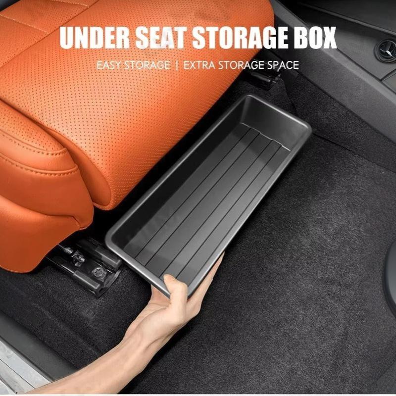 Car Under Seat Storage Tray Scratch Resistant Custom Fit BPA Free Organizer for Kids Toy Snack Car Storage Use