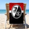 Eagle Symbol Frei-burg Football Beach Towel - Soft, Absorbent Microfiber, Lightweight, Ideal for The Beach, Parties, Travel, Camping fan gifts