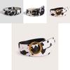Animal Print Leather Belt For Women With Metal Pin Buckle For Casual Jeans Fashion