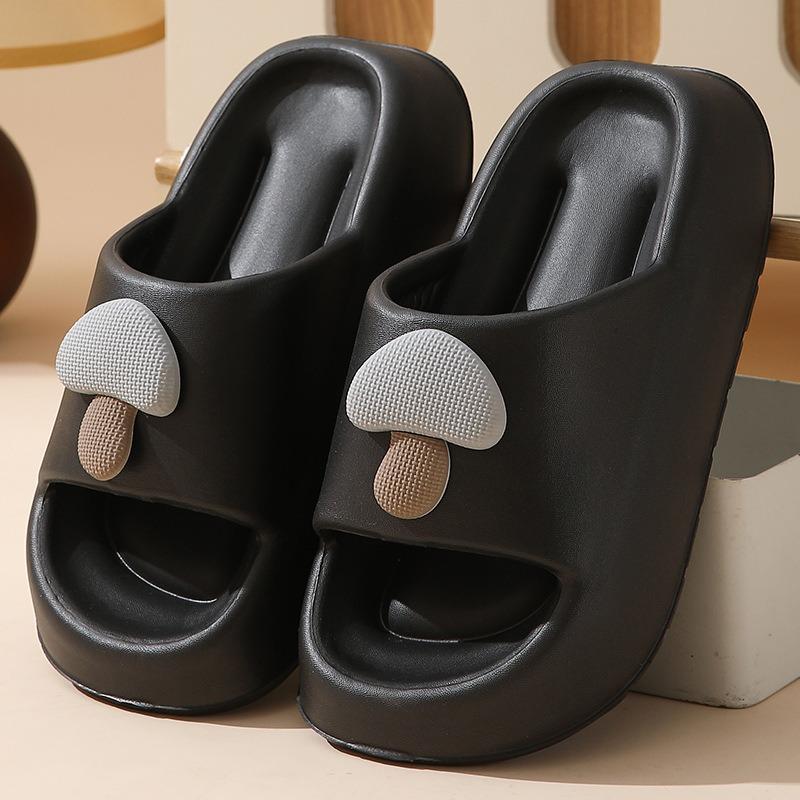 Cool Slippers Women's Summer New Mushroom EA Slippers Indoor and Outdoor Cool Slippers Men